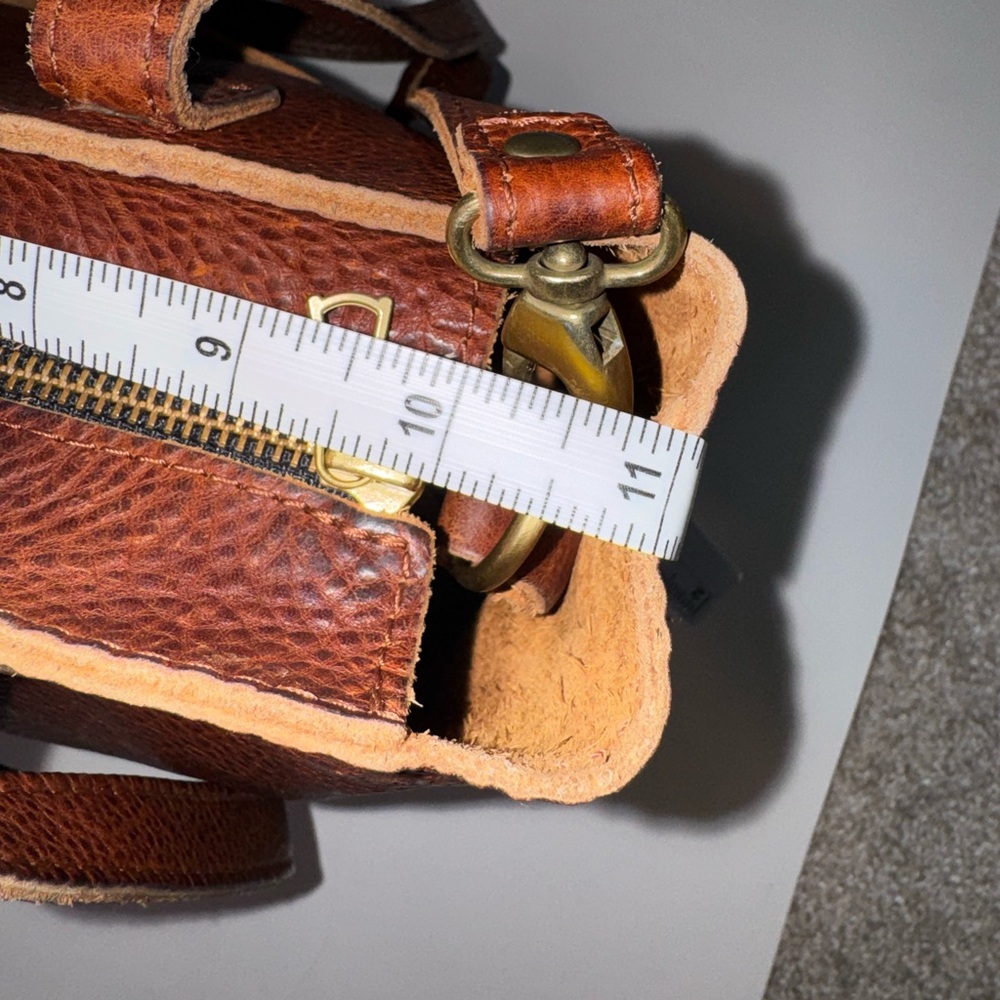 Portland Leather Goods Crossbody Tote (Mini - 12”) - Picture 4 of 13